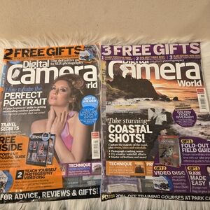 Lot of 2 Digital Camera World Magazine  Perfect Portrait  &  Coastal Shots